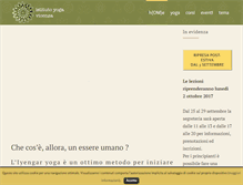Tablet Screenshot of istitutoyoga.com